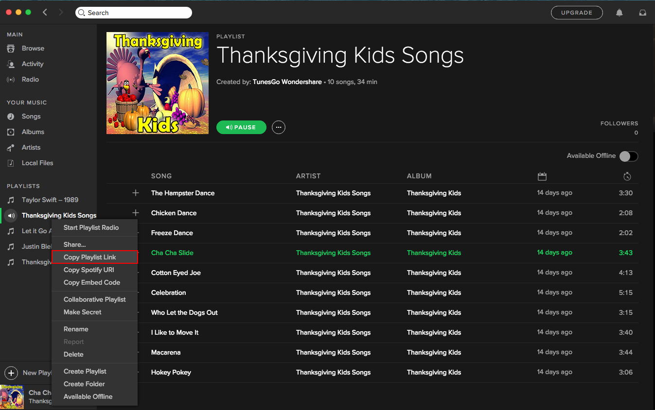 Download a whole playlist from spotify to pc download